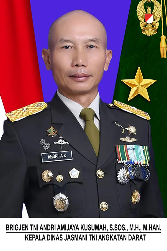 Brigjen TNI Andi Amijaya Kusumah, S.Sos., M.H., M.Han.